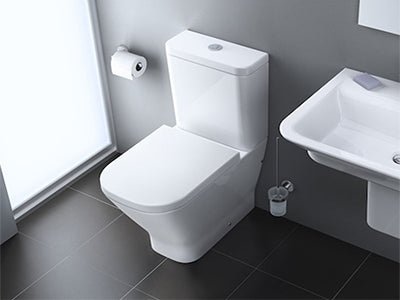 Close Coupled Back to Wall Toilets - TAP 'N' SHOWER