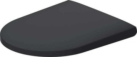 Duravit D-Neo anthracite soft close toilet seat and cover, modern durable bathroom accessory