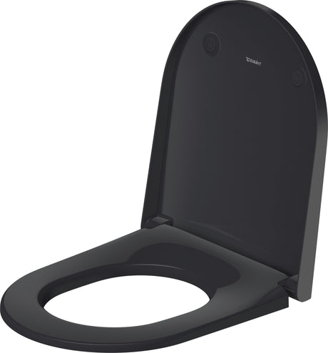 Duravit D-Neo anthracite soft close toilet seat and cover