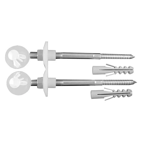 Duravit Fixing kit for Wall Hung Toilet and Bidet White Caps - 0065000000 - TAP 'N' SHOWER