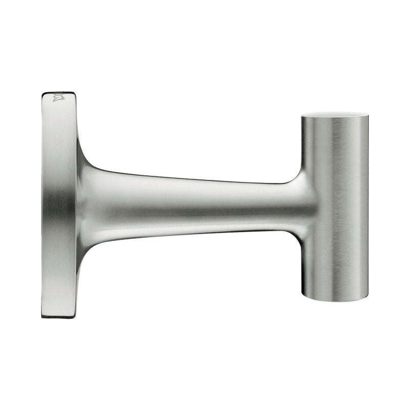 Duravit Starck T Wall Mounted Towel Hook 60 x 99 x 60mm - Brushed Stainless Steel - 0099297000 - TAP 'N' SHOWER