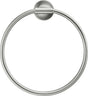 Duravit Starck T Wall Mounted Towel Ring 210 x 73 x 228mm - Brushed Stainless Steel - 0099477000 - TAP 'N' SHOWER