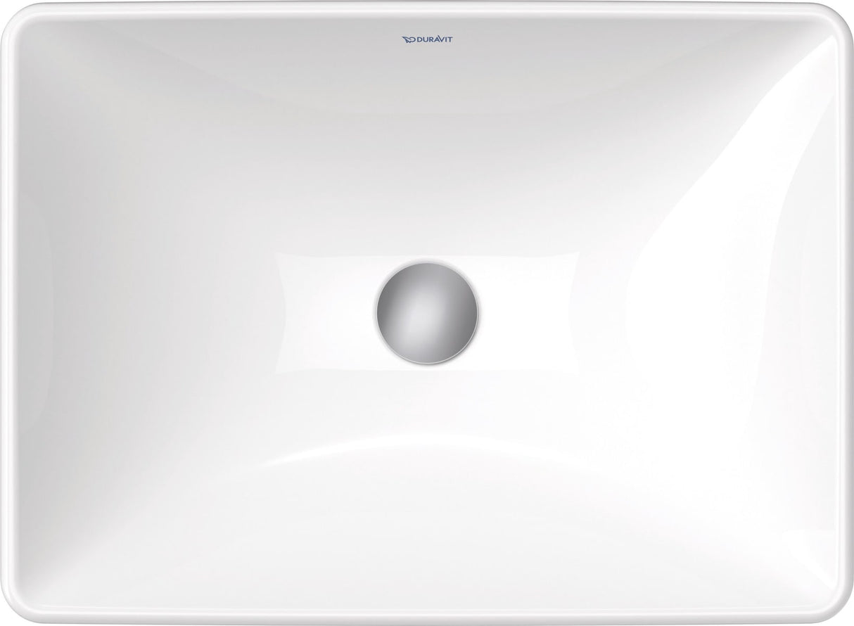 Duravit D - Neo 1 Tap Hole Ceramic Vanity Washbasin 600mm Wide - White High Gloss - 0358600079 - TAP 'N' SHOWER