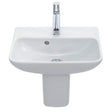 Duravit ME by Starck 280mm Semi Pedestal - White - 0858410000 - TAP 'N' SHOWER