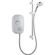 Mira Event XS Thermostatic Power Shower, White/Chrome 1.1532.400