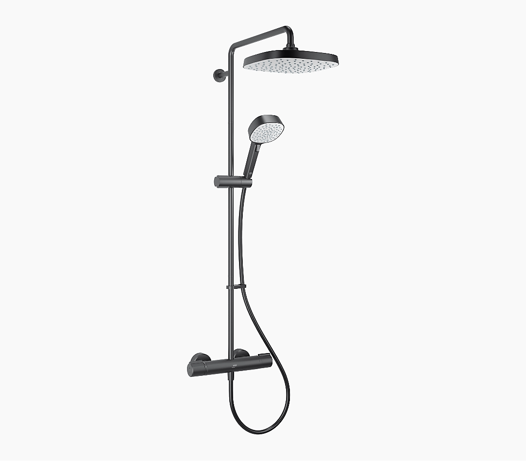 Mira Relate ERD Shower Mixer - Matt Black - 1.1836.467 - TAP 'N' SHOWER