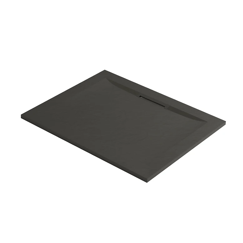 Mira Flight Level Rectangle Slate Effect Shower Tray 1200 X 800mm - Grey Slate - 1.1898.106.SS4 - TAP 'N' SHOWER