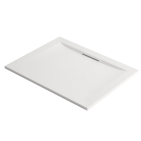 Mira Flight Level Stone Resin Rectangle Shower Tray with Waste 1200 x 800mm - White - 1.1898.106.WH - TAP 'N' SHOWER