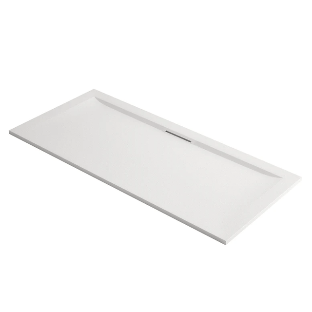 Mira Flight Level Stone Resin Non - Slip Rectangular Shower Tray with Waste 1700 x 900mm - White - 1.1898.148.AS - TAP 'N' SHOWER