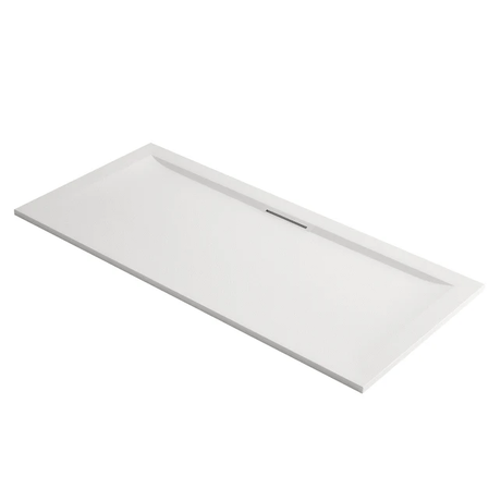 Mira Flight Level Stone Resin Rectangle Shower Tray With Waste 1800 X 800mm - White - 1.1898.152.WH - TAP 'N' SHOWER