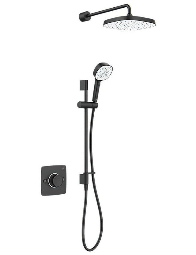 Mira Evoco Dual With illuminating Shower - Matt Black - 1.1967.003 - TAP 'N' SHOWER
