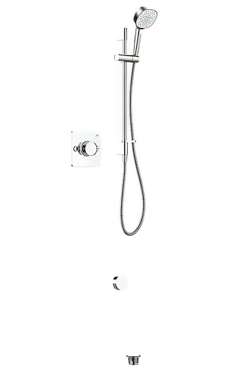 Mira Evoco Dual Bathfill Mixer Shower - Chrome - 1.1967.006 - TAP 'N' SHOWER