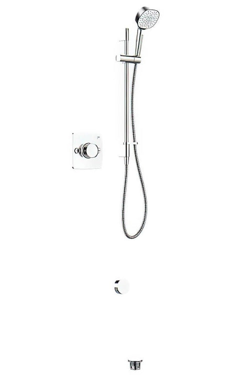 Mira Evoco Dual Bathfill Mixer Shower - Chrome - 1.1967.006 - TAP 'N' SHOWER