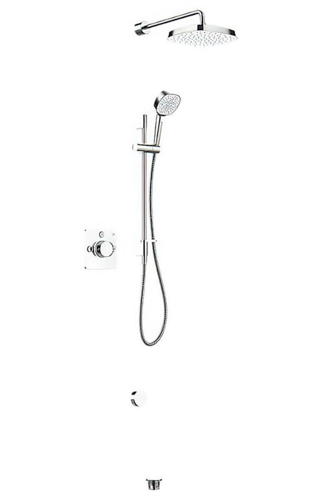 Mira Evoco Bathfill & Dual Mixer Shower - Chrome - 1.1967.009 - TAP 'N' SHOWER