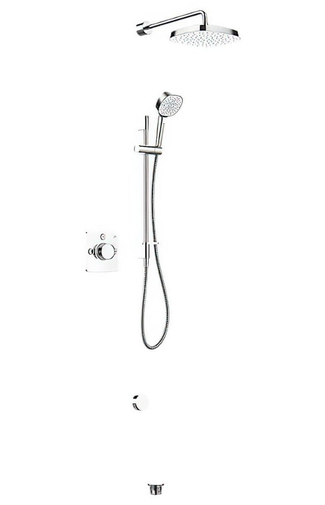 Mira Evoco Bathfill & Dual Mixer Shower - Chrome - 1.1967.009 - TAP 'N' SHOWER