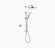 Mira Mode Dual Shower Rear Fed Pumped - Chrome - 1.1980.006 - TAP 'N' SHOWER
