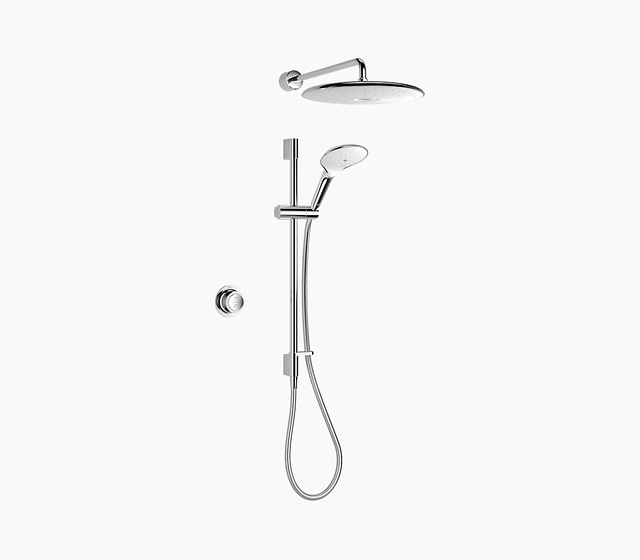 Mira Mode Maxim Rear Fed Pumped Digital Shower - Chrome - 1.1980.014 - TAP 'N' SHOWER