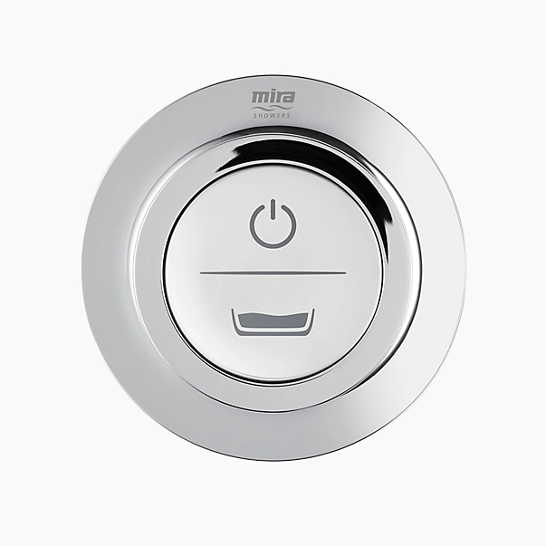 Mira Mode Bath Fill Pumped for Gravity Sleek Digital Bath Filler - Chrome - 1.1980.010 - TAP 'N' SHOWER