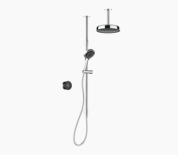 Mira Platinum Dual Ceiling Fed Low Pressure - Chrome - 1.1981.011 - TAP 'N' SHOWER