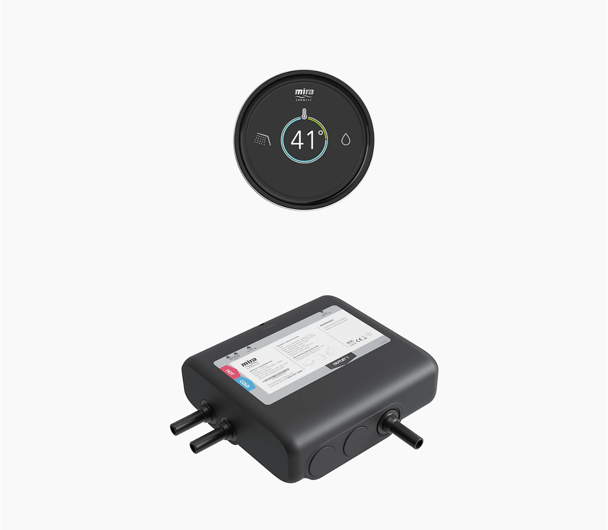 Mira Platinum Valve & Controller High Pressure - Black - 1.1981.013 - TAP 'N' SHOWER