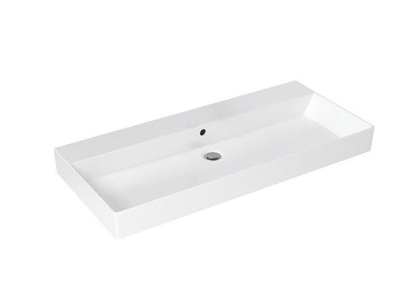Britton Shoreditch Frame No Tap Hole Basin 1000mm - White Gloss - SHR.019 NTH+ - TAP 'N' SHOWER