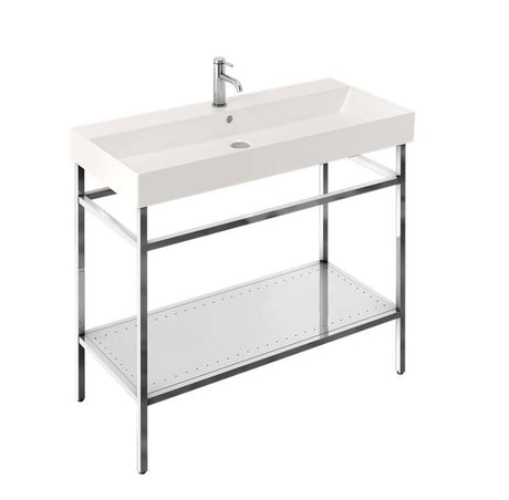 Britton Frame Stand For Basin 1000mm - Polished Stainless Steel - FRAME104 - TAP 'N' SHOWER