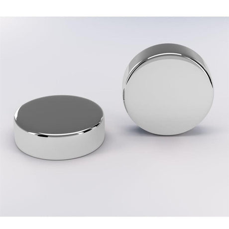 Eastbrook Round Vent Caps Pair - Chrome - 101.0006 - TAP 'N' SHOWER