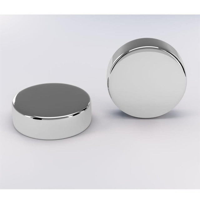 Eastbrook Round Vent Caps Pair - Chrome - 101.0006 - TAP 'N' SHOWER