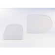 Eastbrook D Shape Vent Caps Pair - White - 101.0007 - TAP 'N' SHOWER