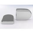 Eastbrook D Shape Vent Caps Pair - Chrome - 101.0009 - TAP 'N' SHOWER