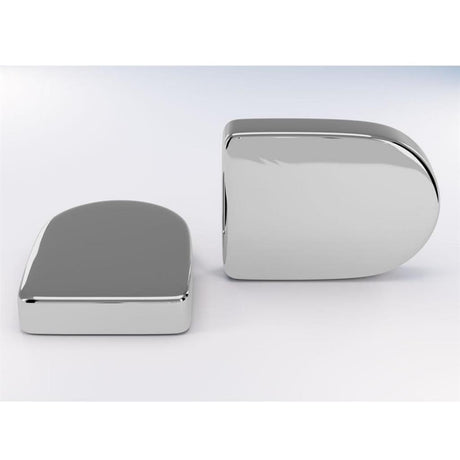 Eastbrook D Shape Vent Caps Pair - Chrome - 101.0009 - TAP 'N' SHOWER