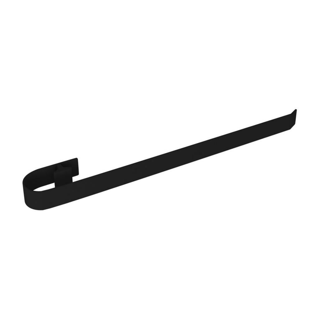 Eastbrook Tunstall Vertical Towel Hanger 630mm - Matt Black - 101.0038 - TAP 'N' SHOWER