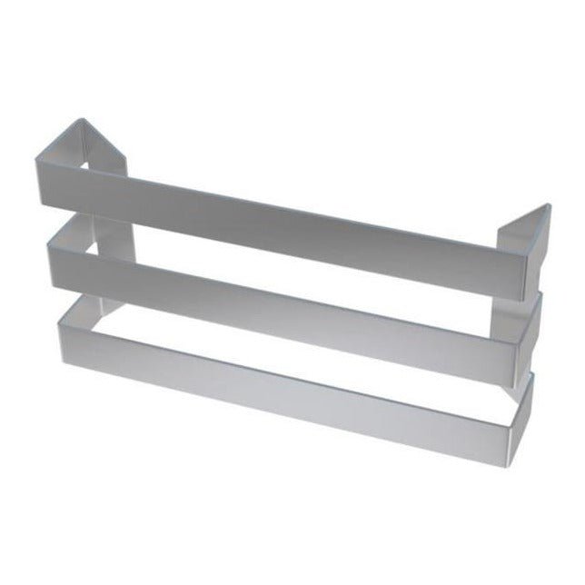 Eastbrook Rosano Triple Flat Style Towel Hanger 375mm - Brushed Stainless Steel - 101.0049 - TAP 'N' SHOWER