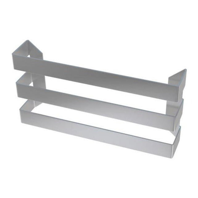 Eastbrook Rosano Triple Flat Style Towel Hanger 375mm - Brushed Stainless Steel - 101.0049 - TAP 'N' SHOWER