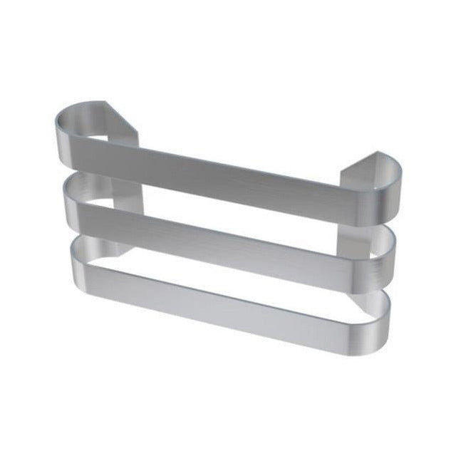 Eastbrook Rosano Triple Curved Style Towel Hanger 280mm - Brushed Stainless Steel - 101.0051 - TAP 'N' SHOWER