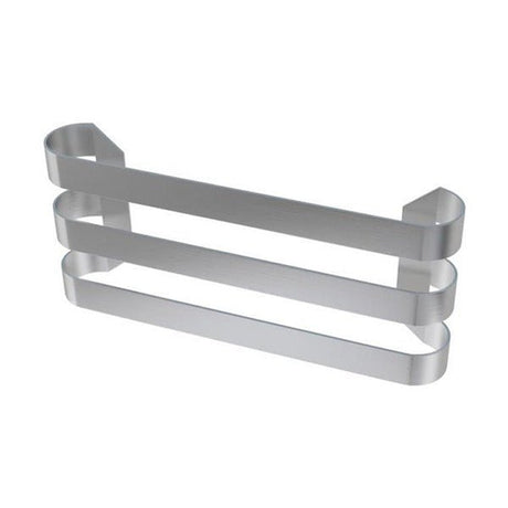 Eastbrook Rosano Triple Curved Style Towel Hanger 375mm - Brushed Stainless Steel - 101.0052 - TAP 'N' SHOWER