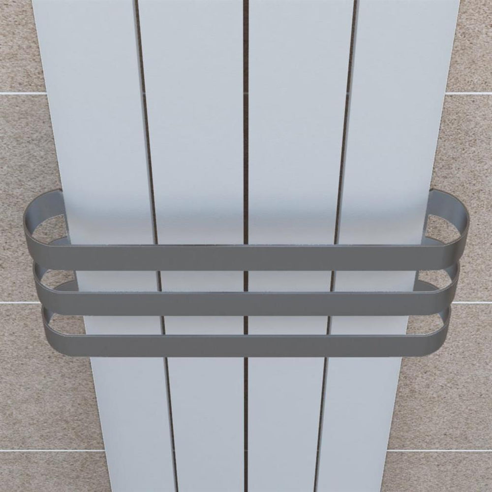 Eastbrook Rosano Triple Curved Style Towel Hanger 470mm - Brushed Stainless Steel - 101.0053 - TAP 'N' SHOWER