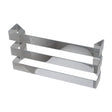 Eastbrook Rosano Triple Flat Style Towel Hanger 375mm - Polished Stainless Steel - 101.0055 - TAP 'N' SHOWER