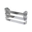 Eastbrook Rosano Triple Curved Style Towel Hanger 280mm - Polished Stainless Steel - 101.0057 - TAP 'N' SHOWER
