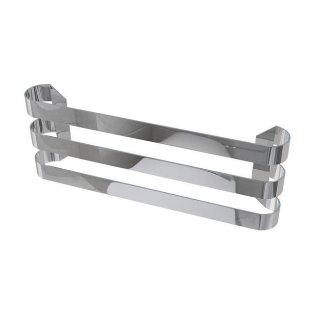 Eastbrook Rosano Triple Curved Style Towel Hanger 470mm - Polished Stainless Steel - 101.0059 - TAP 'N' SHOWER