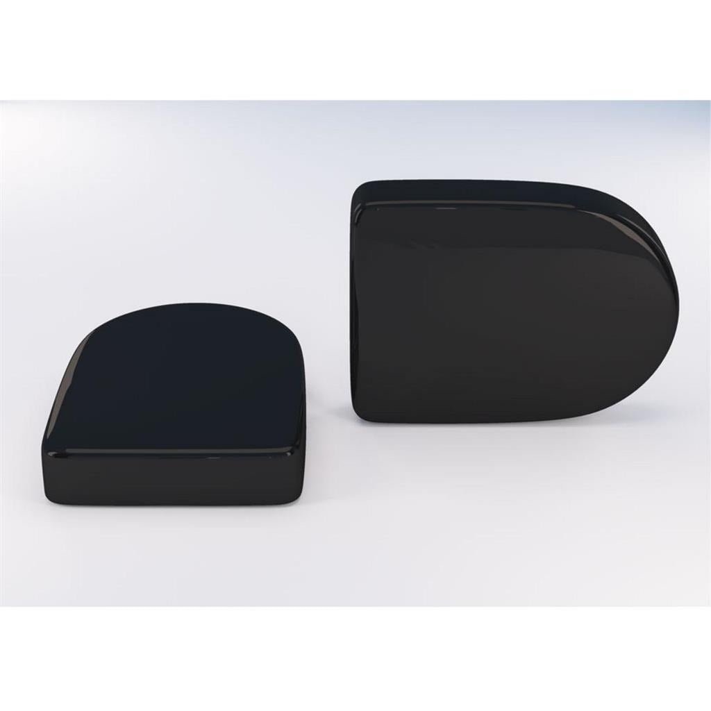Eastbrook D Shape Vent Caps Pair - Black - 101.0060 - TAP 'N' SHOWER
