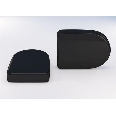 Eastbrook D Shape Vent Caps Pair - Black - 101.0060 - TAP 'N' SHOWER