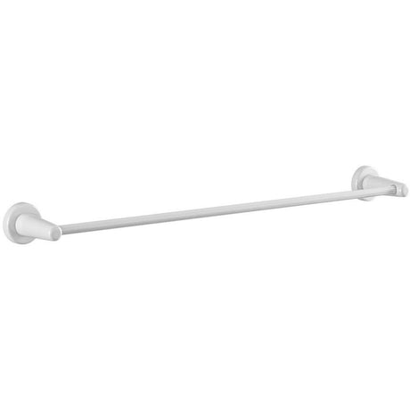 Eastbrook Round Magnetic Towel Hanger 600mm - Gloss White - 101.0071 - TAP 'N' SHOWER