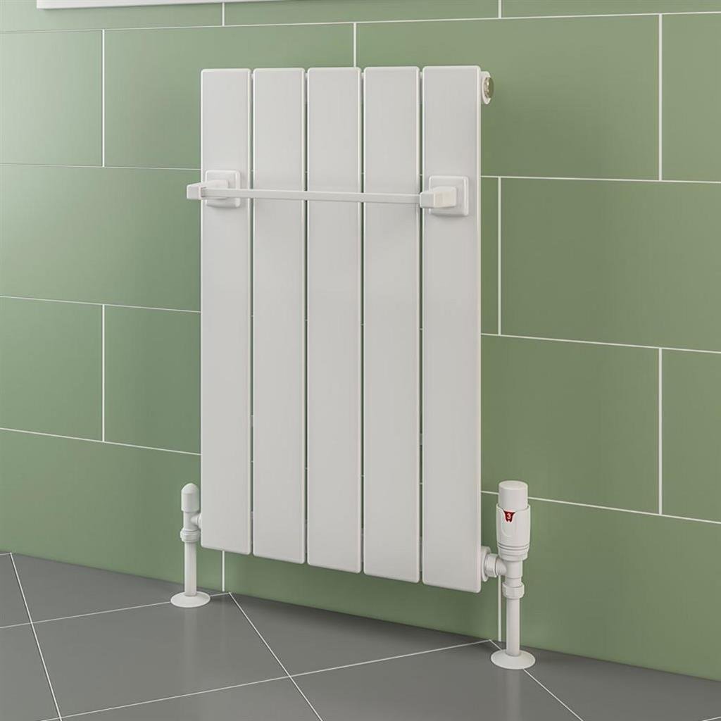 Eastbrook Square Magnetic Towel Hanger 600mm - Gloss White - 101.0073 - TAP 'N' SHOWER