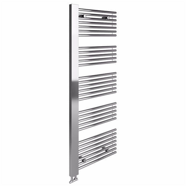 Oakham Leo Straight Towel Rail 1600 x 600 Chrome - TAP 'N' SHOWER