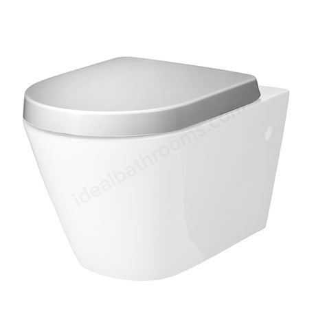 Oakham Ivy Soft Close Toilet Seat - White - TAP 'N' SHOWER