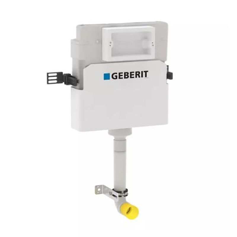 Geberit Delta Modern Dual Flush Concealed Cistern 445mm High - White - 109.105.00.1