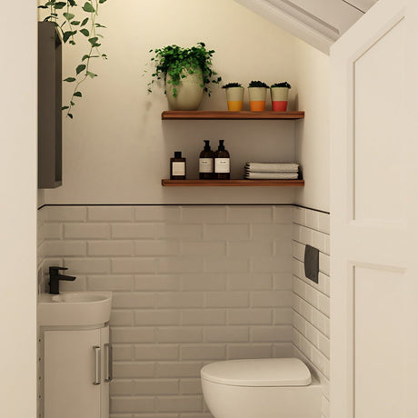 Geberit Alpha01 Round Dual Flush Plate - Matt Black - 115.035.14.1 - TAP 'N' SHOWER