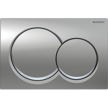 Geberit Alpha01 Round Dual Flush Plate - Chrome - 115.035.21.1 - TAP 'N' SHOWER