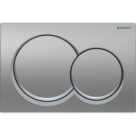 Geberit Alpha01 Round Dual Flush Plate - Matt Chrome - 115.035.46.1 - TAP 'N' SHOWER